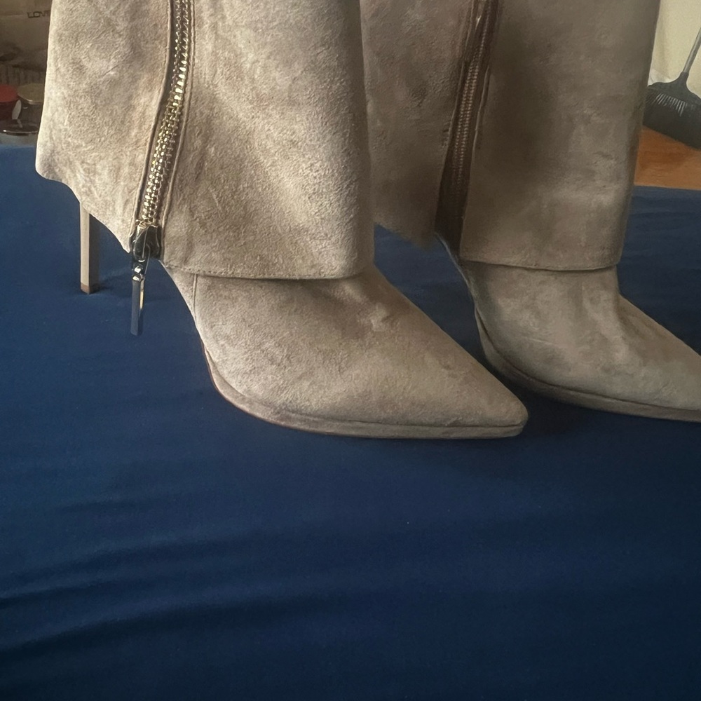 Steve Madden Taupe Heeled Boots